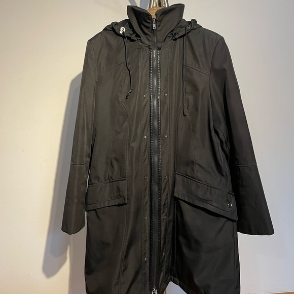 LONG BLACK PARKA | WOMENS | S-M - Picture 4 of 5